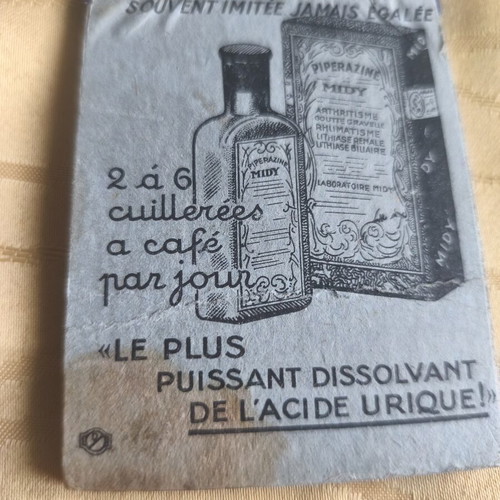 Piperazine Midy Advertising Brochure 1920-1930 used