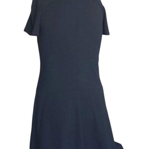 Black dress minimal style large like new with low waist