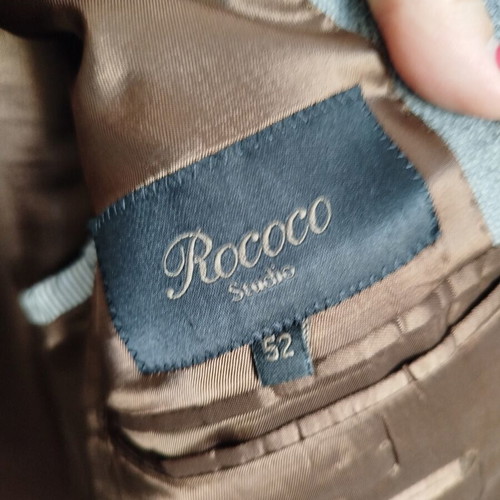 Rococo men's jacket like new, size 52, gray and brown