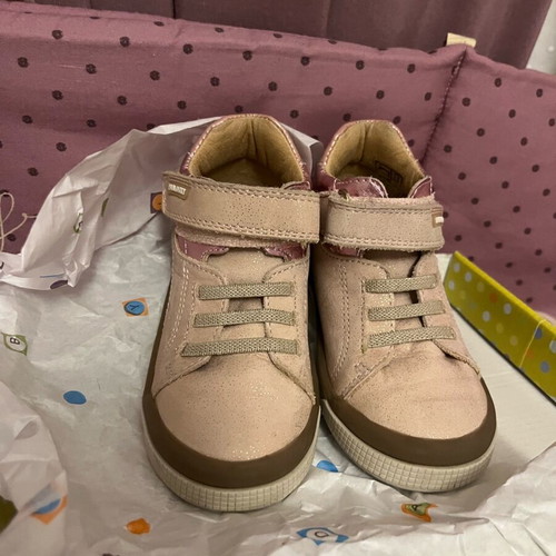 Pablosky pink glitter boots size 23 like new