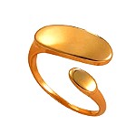  Μοντέρνο Δαχτυλίδι σε Χρυσή Απόχρωση