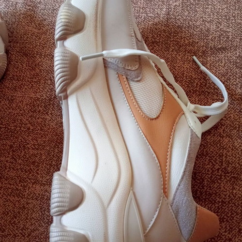 Renato Garini Sneakers No 39 like new, beige and orange