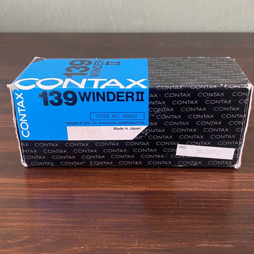 Contax 139 Winder II like new vintage film camera motor drive