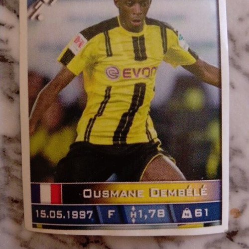 Ousmane Dembélé Europe's Champions Sticker new
