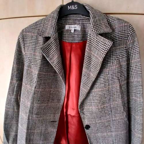 Ananke checked jacket like new, size S