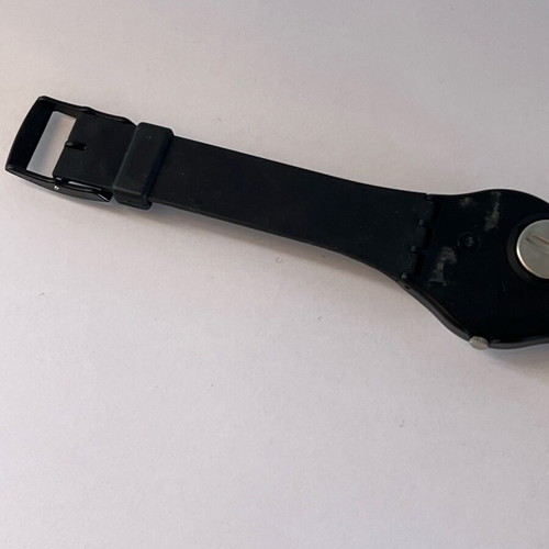 Swatch classic black watch used