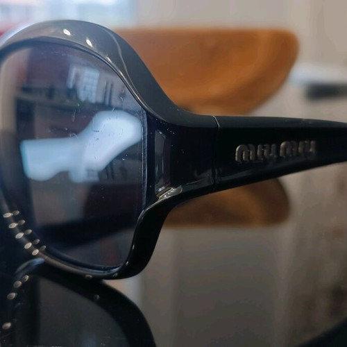 Miu Miu sunglasses used, large black