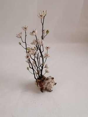 Sea shells used, handmade decor of natural sea shells approx 17cm