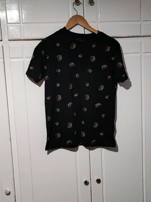 Men's black slim fit blouse like new, size S