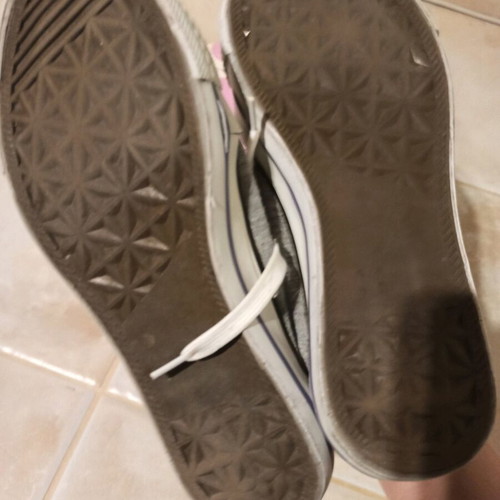 Canvas shoes used, size 38, gray