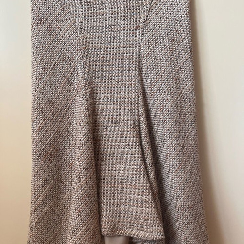Zara skirt like new, wool, beige and brown