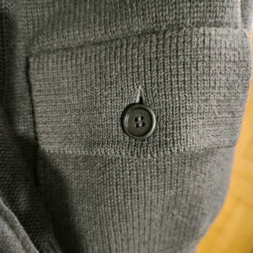 C.P Company knitted cardigan like new, green, 100% lana wool