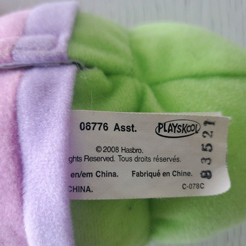 Playskool Hug Me Pink Green Like New with Light and Lullaby Music