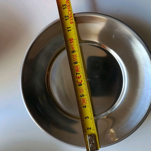 Affedakis vintage stainless steel plates and bowls set of 6 like new