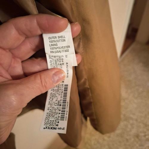 Zara trench coat new, beige, size M
