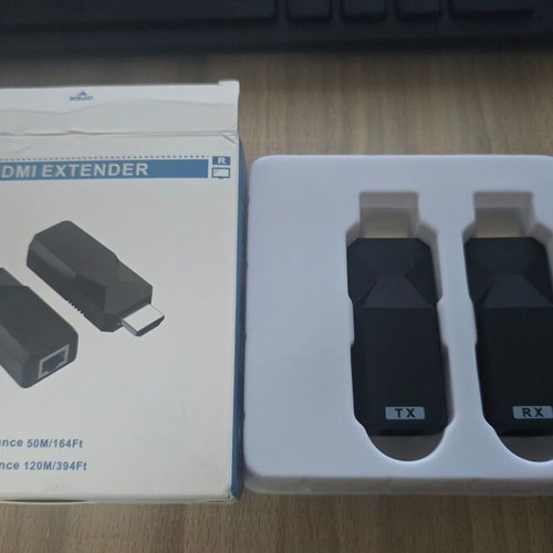 HDMI Extender new, 50M signal transmission via RJ45 and ethernet
