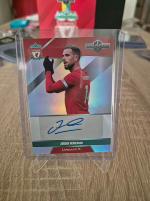 Jordan Henderson autograph card new, Liverpool 95/99