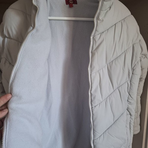 Pafi jacket like new, very warm, slim fit, size M, light gray