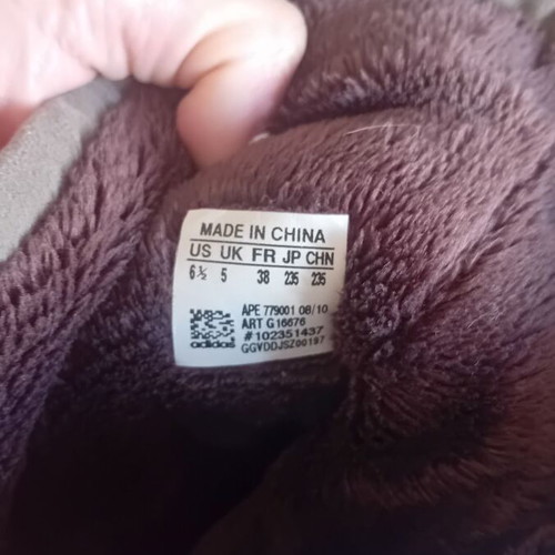 Adidas shoes used, beige boots size 38