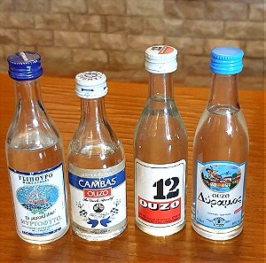 Συλλογή από μικρά μπουκαλάκια αλκοόλ (60 +)