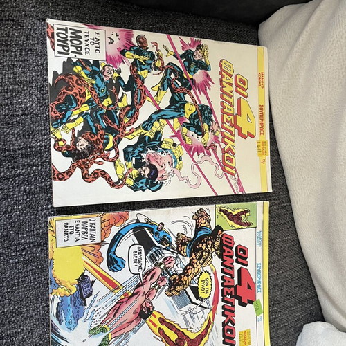 Fantastic Four and X-Men comics, pack of 7 and 1 issue