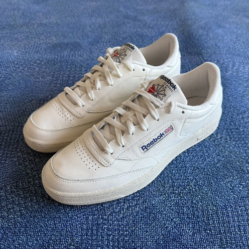 Reebok Club C 85 men's sneakers new, size 44.5, white leather