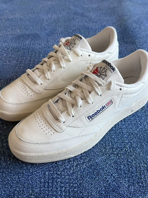 Reebok Club C 85 men's sneakers new, size 44.5, white leather