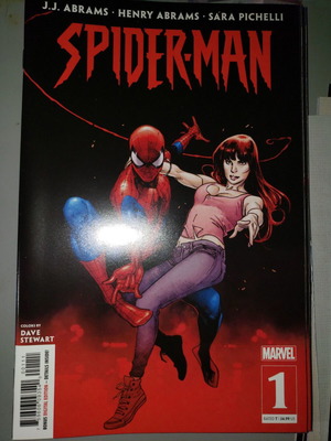 Spider-Man #1 used, J.J. Abrams, Henry Abrams, first print 2019 Marvel Comics