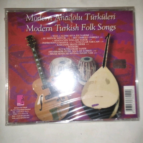 Modern Turkish Folk Songs CD like new, traditional