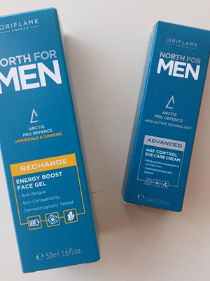 Oriflame North For Men σετ περιποίησης προσώπου καινούργιο, 2 προϊόντα