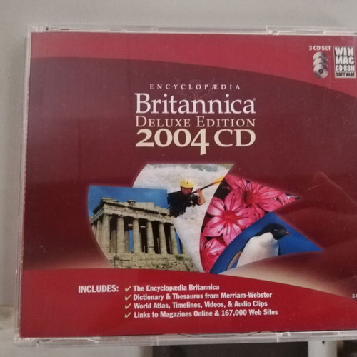 Britannica Deluxe 2004 encyclopedia like new for Mac/PC