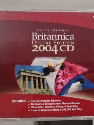 Britannica Deluxe 2004 encyclopedia like new for Mac/PC