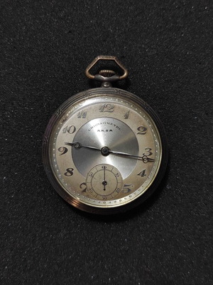 Arsa Chronometre Antique Silver Pocket Watch used (1910-1920)