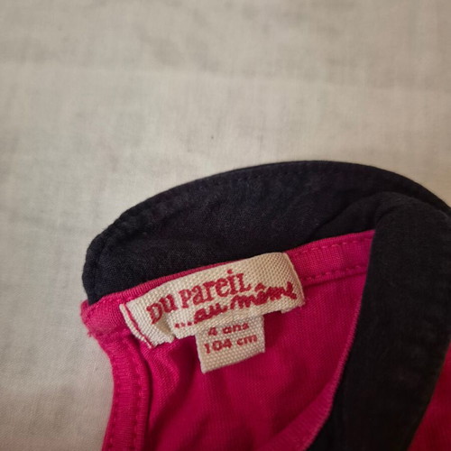 Du Pareil blouse size 4 fuchsia like new