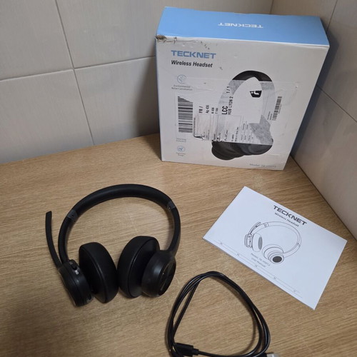 Tecknet TK-HS012 Wireless Bluetooth Headset with Microphone, New