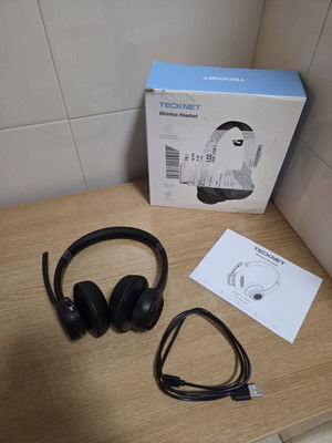 Tecknet TK-HS012 Wireless Bluetooth Headset with Microphone, New