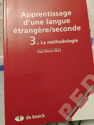 Foreign Language Teaching Book in French
