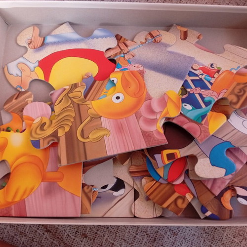 Disney Giant Floor Puzzle Pinocchio used, 24 pieces, Ravensburger