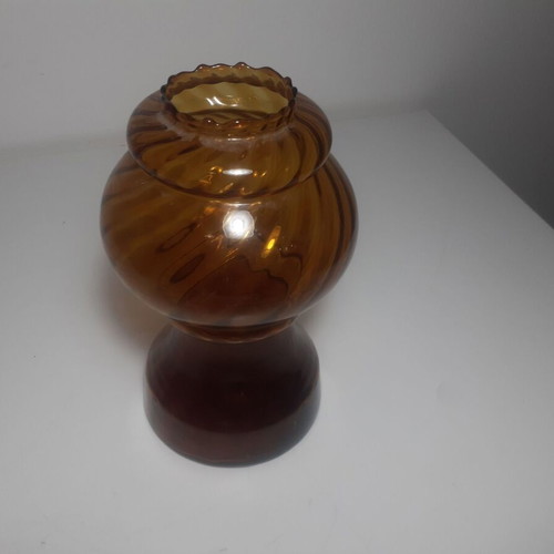 Decorative glass vase vintage used