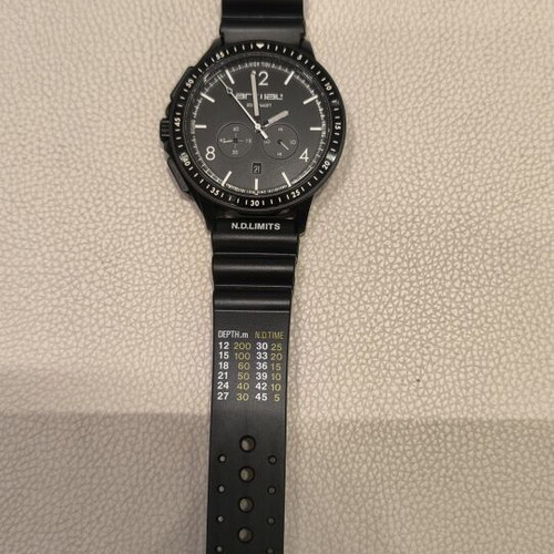 Animal T44 Marine Tide Watch like new, 200ATM, black