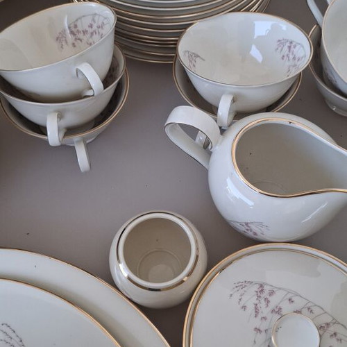 Heinrich Bavaria Porcelain Dinner, Tea, and Coffee Set like new Madeline 1950-1960