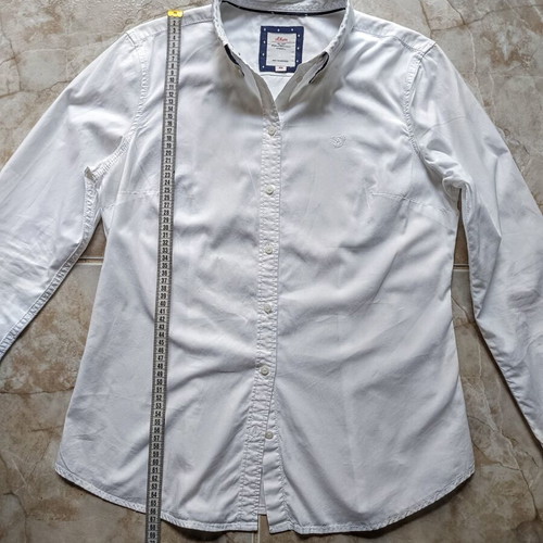 S.Oliver women's shirt new, white and blue, sizes M and L
