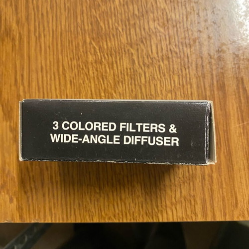 Achiever 630AF flash like new with box and 3 color filters