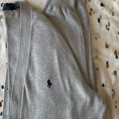 Ralph Lauren men's cardigan like new, gray, size M