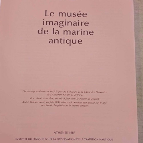 Le musée imaginaire de la marine antique book like new, Lucien Basch 1987 edition