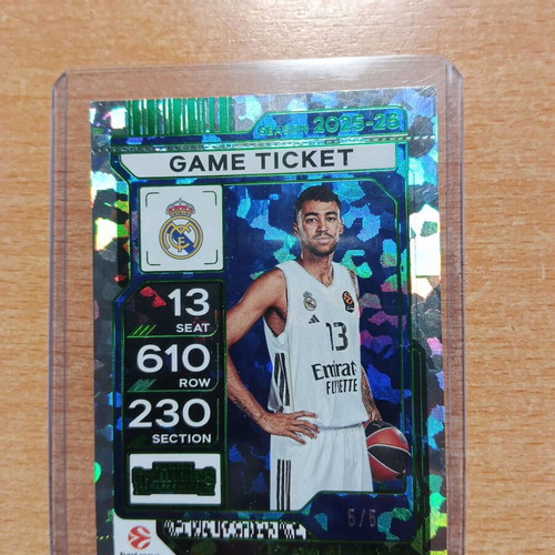 Izan Almansa 5/5 2025-26 Panini Contenders EuroLeague Basketball Card like new