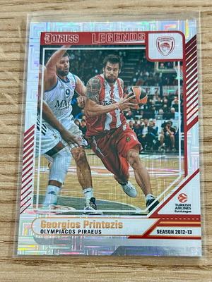 Карта Георгиос Принтезис Олимпиакос Panini Euroleague 2024-25 нова