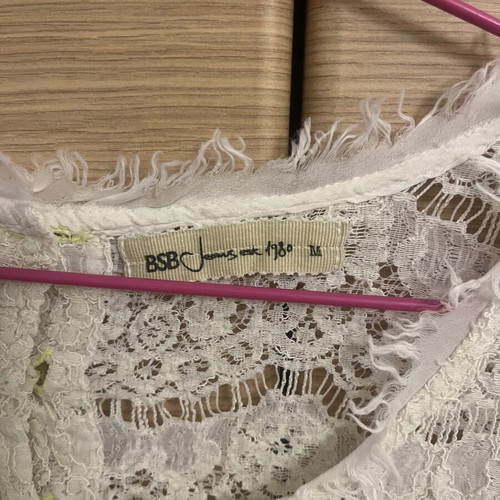 BSB lace blouse used, size M, beige