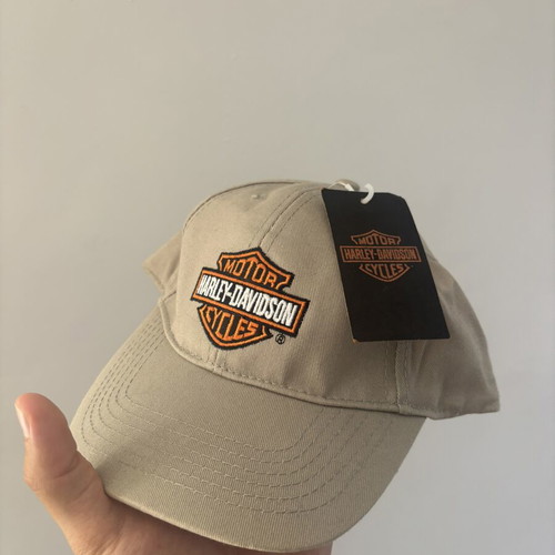 Harley Davidson beige cap new with tag