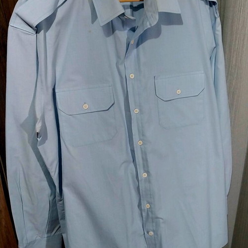 Military Air Force Shirt Long Sleeve Raven Size 6 Like New
